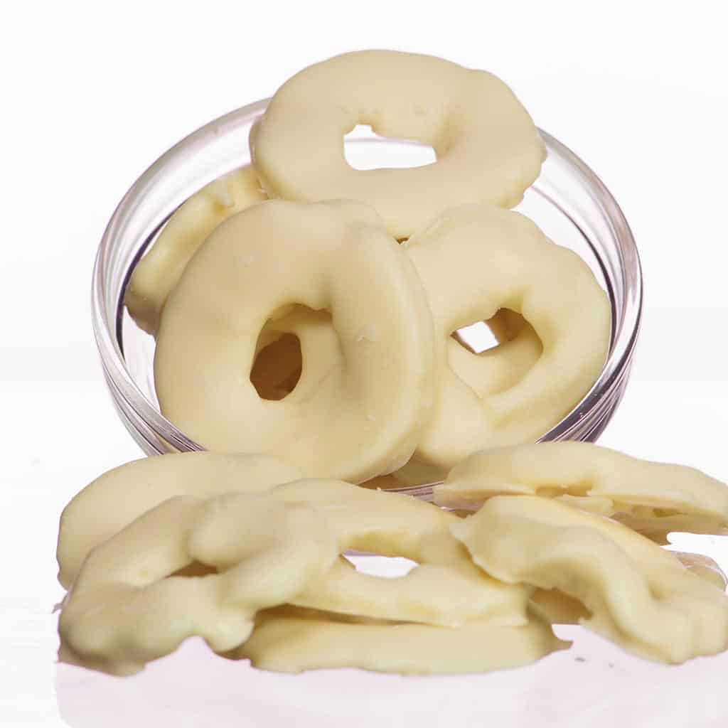 YOGHURT APPLE RINGS 100G