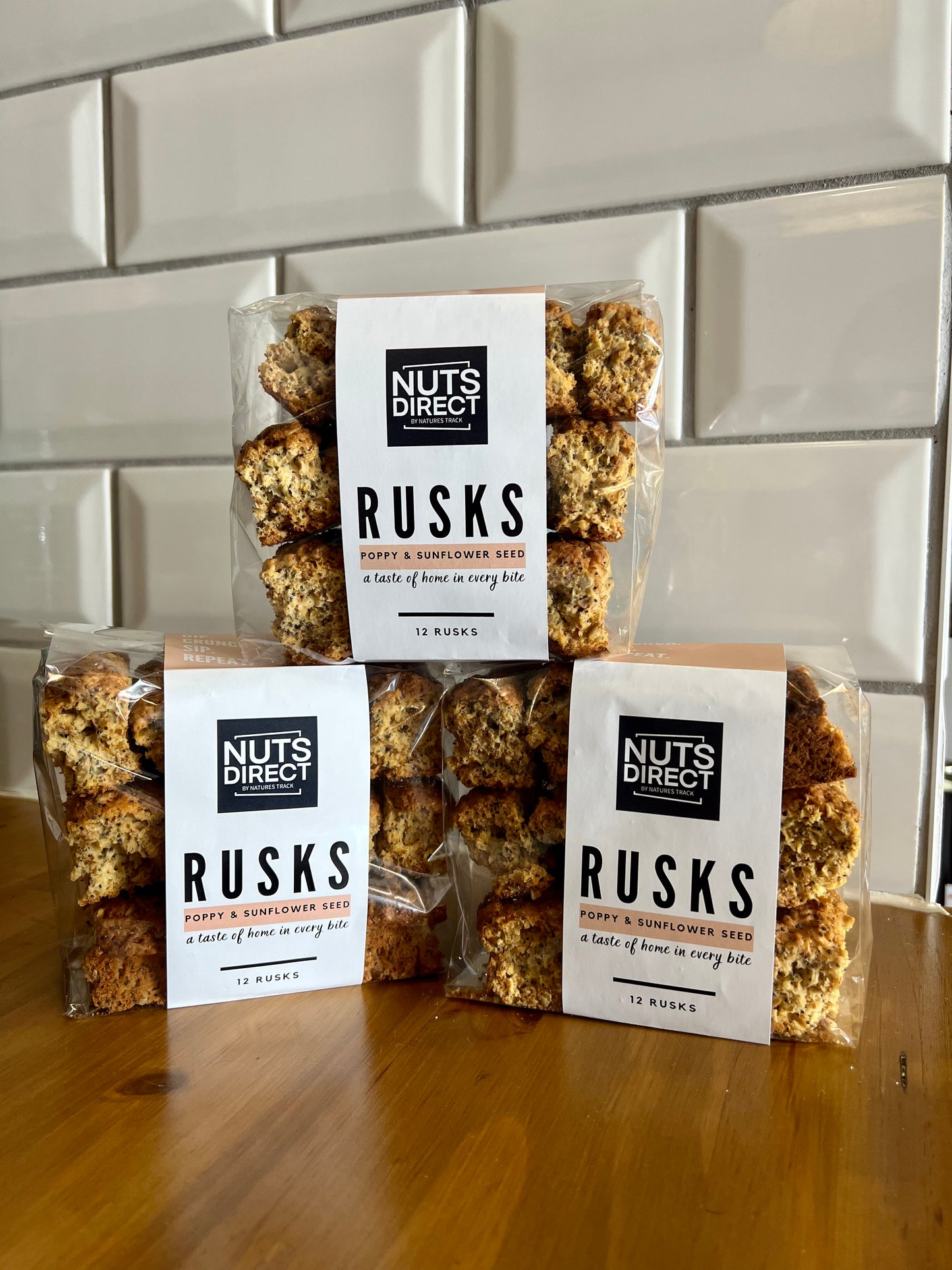 RUSK POPPY & SUNFLOWER SEED 12s