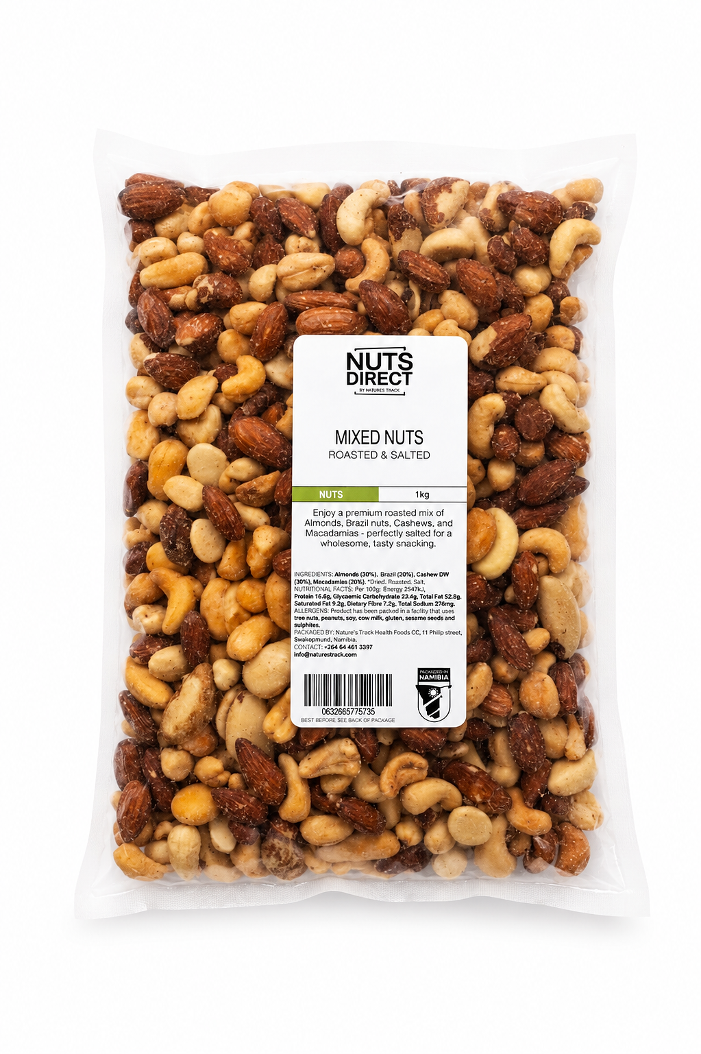MIXED NUTS (ABCM) R&S 1KG