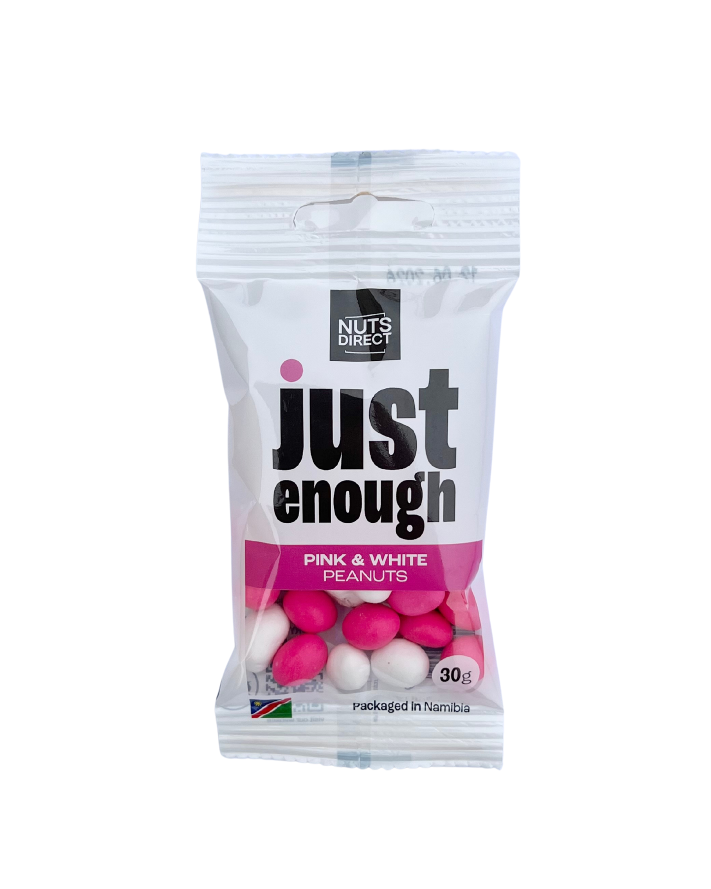 NDJ-PINK N WHITE PEANUTS 30G