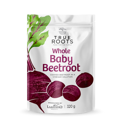 TRUE ROOTS WHOLE BABY BEETROOT 320G