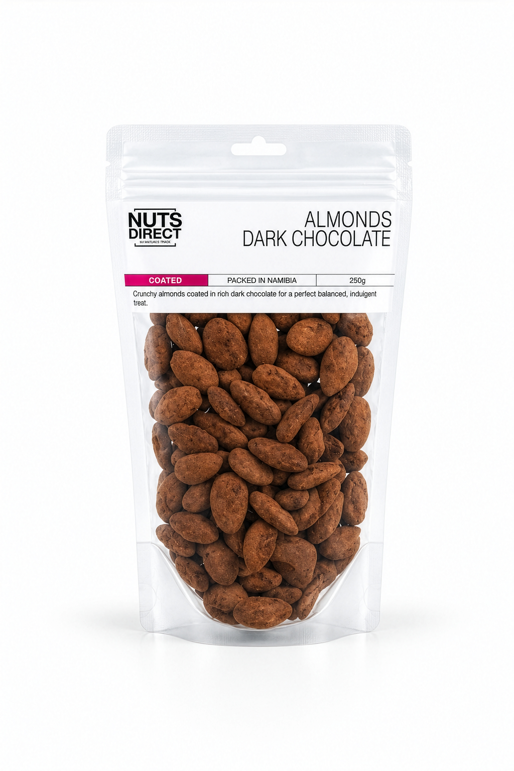 ALMOND DARK CHOC 250G