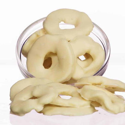 YOGHURT APPLE RINGS 100G