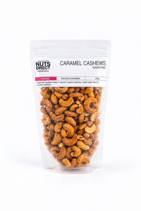 CARAMEL CASHEWS SUGAR FREE 250G