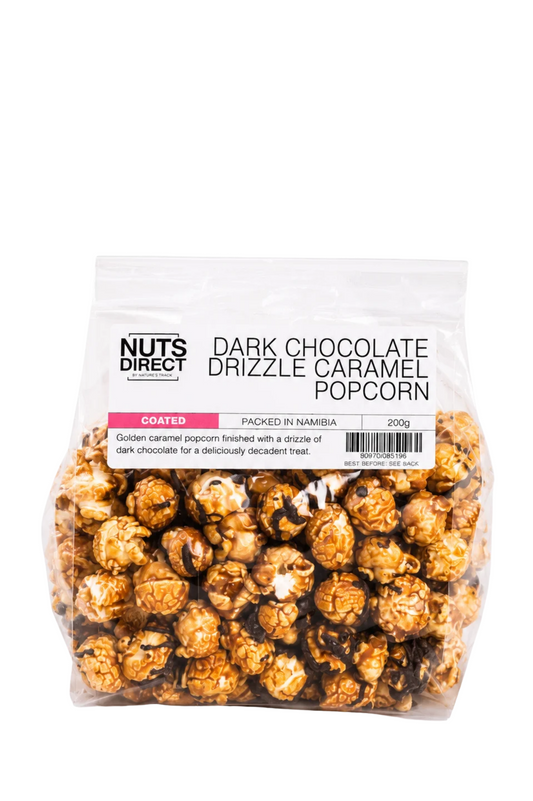 DARK CHOC DRIZZ CARAMEL POPCORN 200G