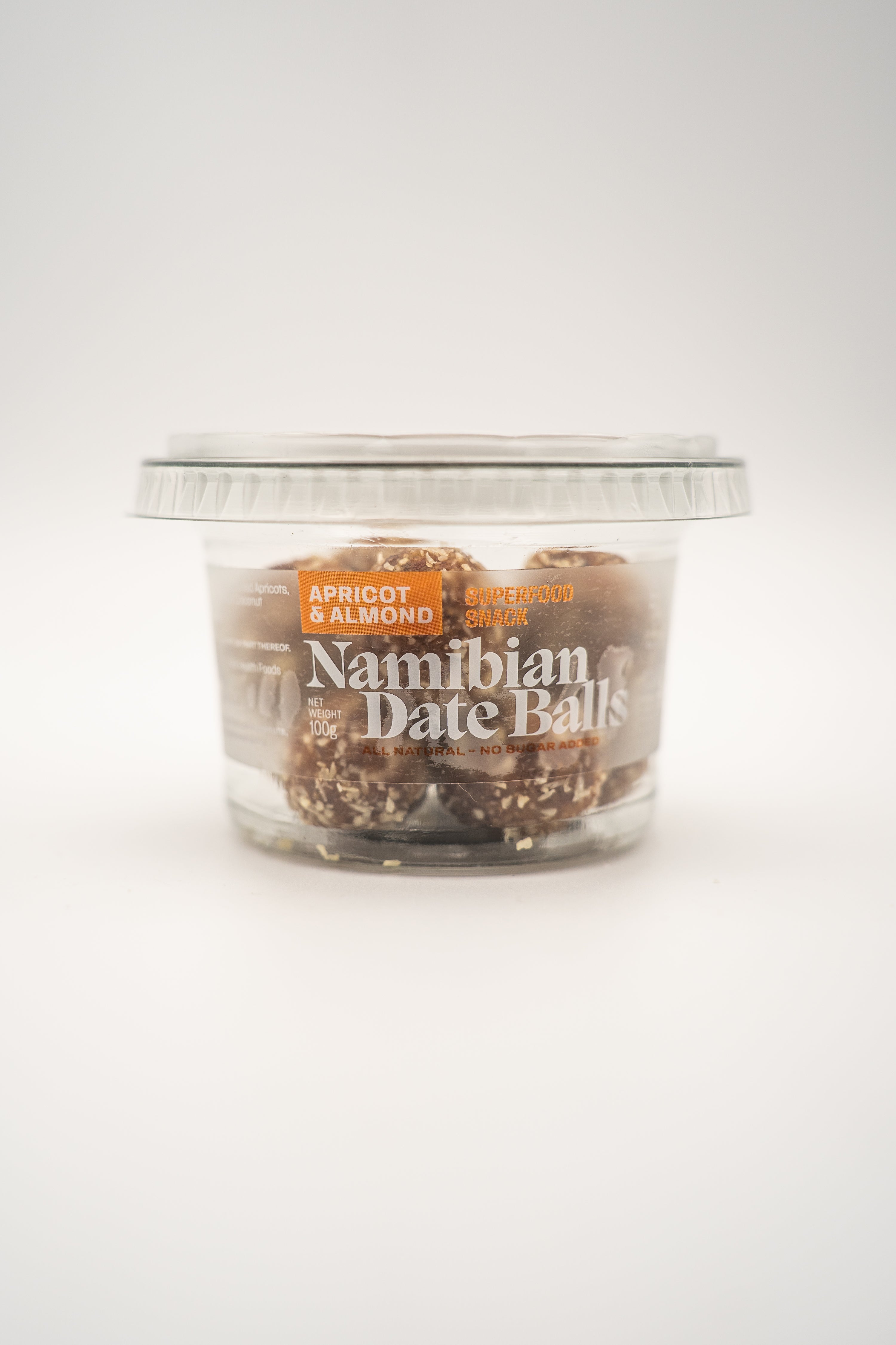NAMIBIAN DATE BALLS APRICOT 100G – NUTS DIRECT