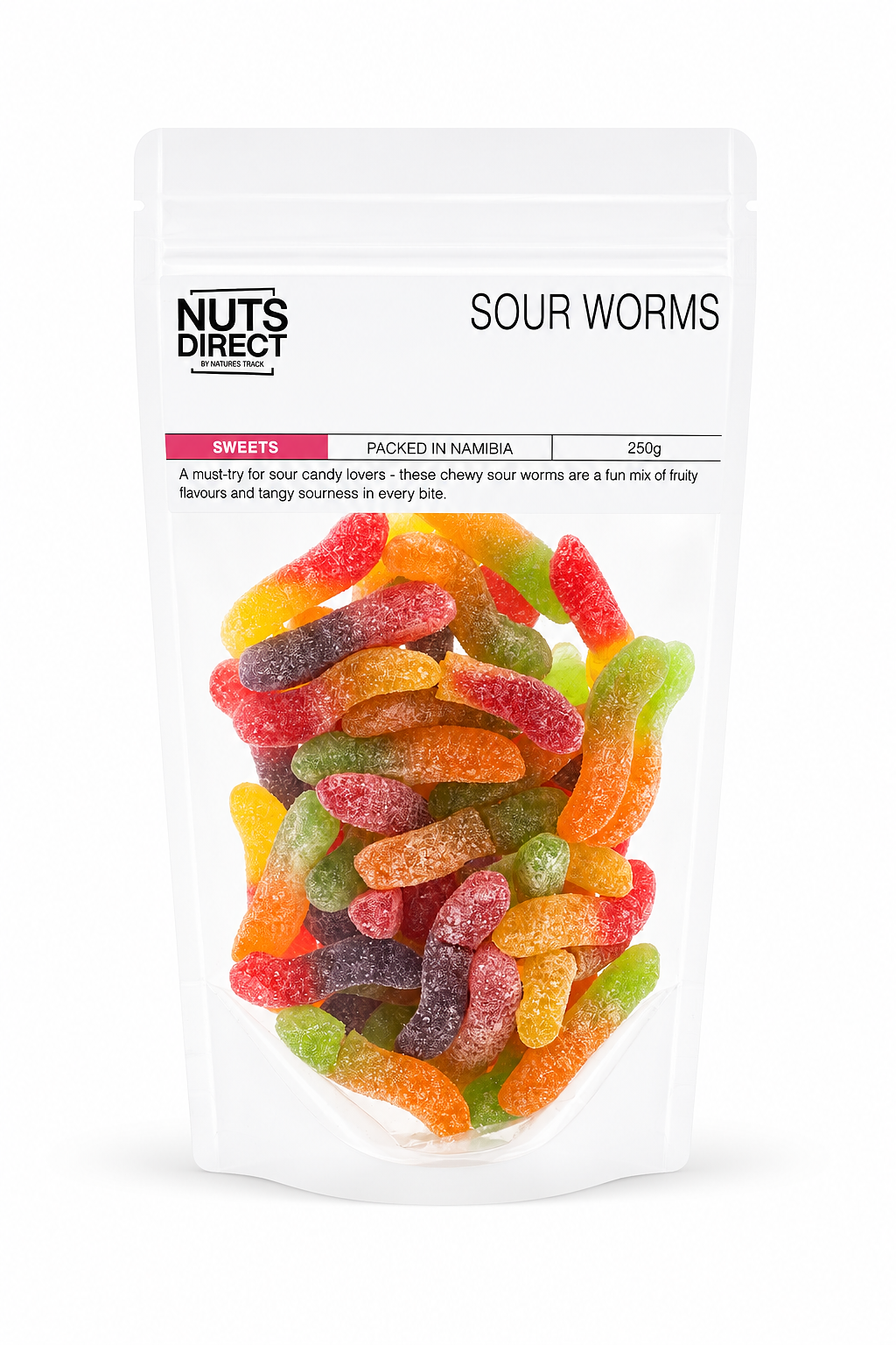 SOUR WORM JELLIES 250G