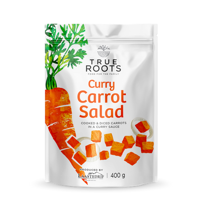 TRUE ROOTS CURRY CARROT SALAD 400G