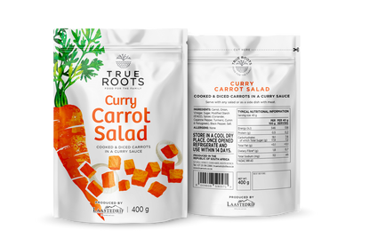 TRUE ROOTS CURRY CARROT SALAD 400G