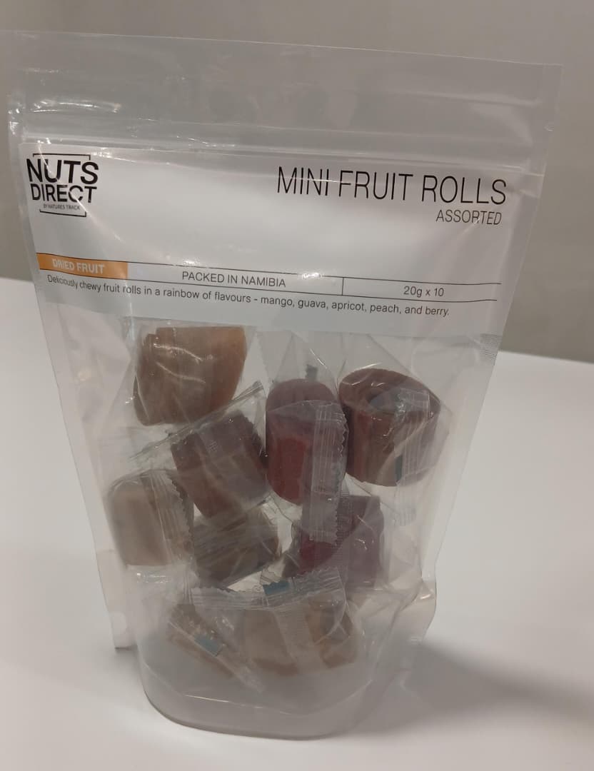 FRUIT ROLL MINI ASSORTED 10S